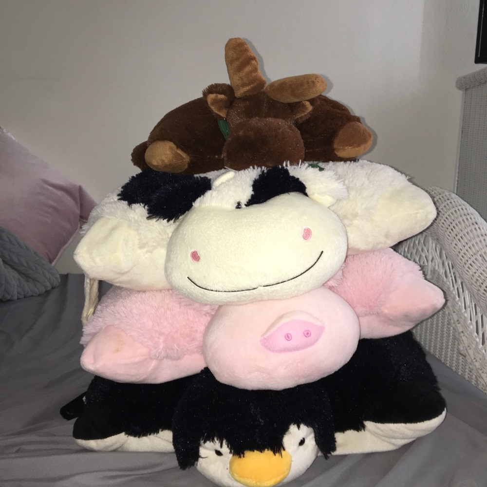 4 pillow pets!!